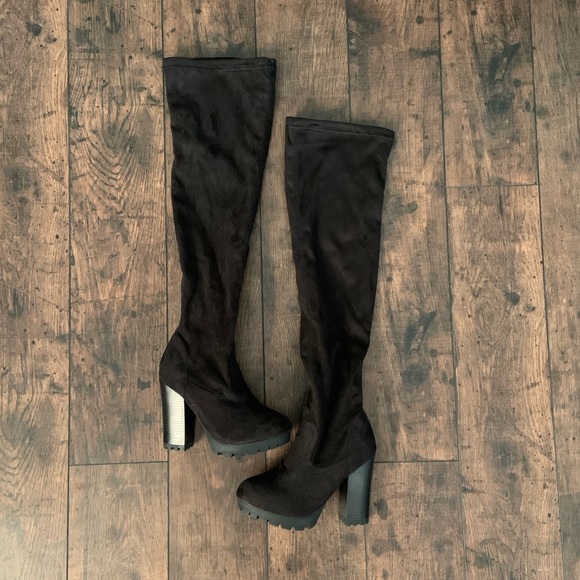 BAMBOO Shoes - Over the knee boots